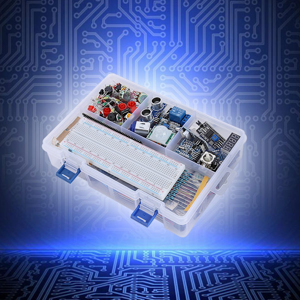 Ammattimainen aloituspakkaus DIY-aloittelijoille LCD-anturille Servomoottorille Releelle RTC
