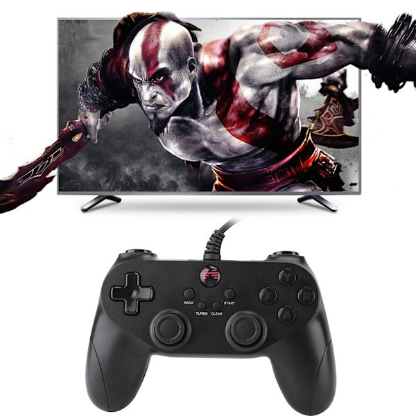 USB-kablet Gamepad Joypad Games Controller Håndtag til Batman 2