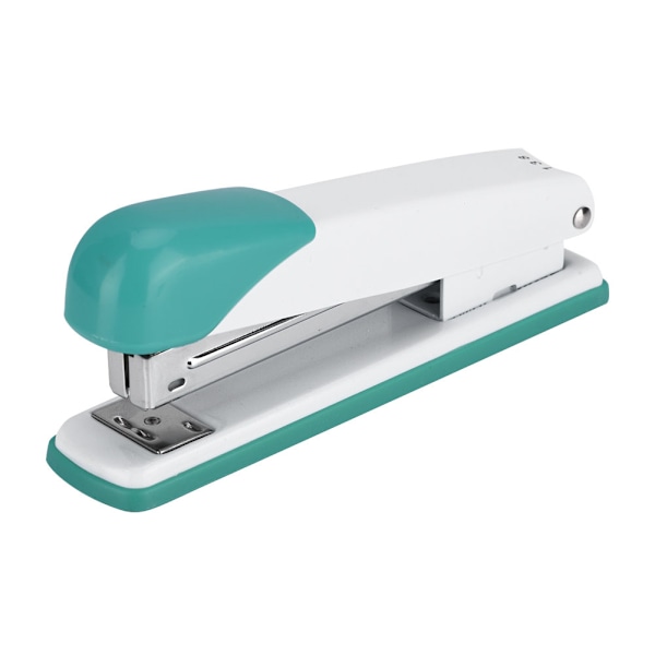 Ny metallisk standard skrivbordsstapler för papper, 24/6 häftapparat (grön)