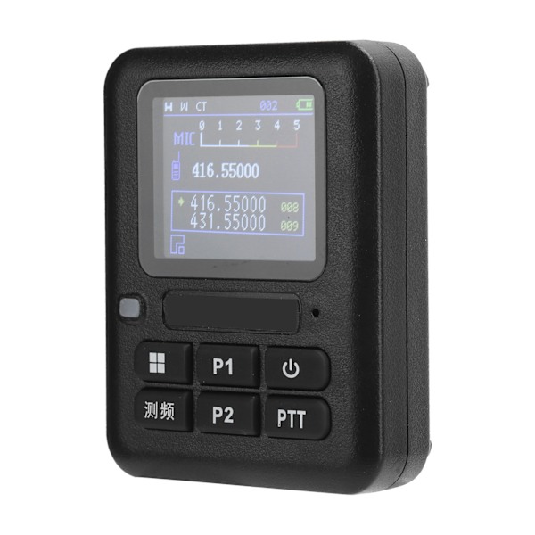 Walkie Talkies Mini Dekoder Bärbar Radiofrekvensräknare Mätare med Display Skärm