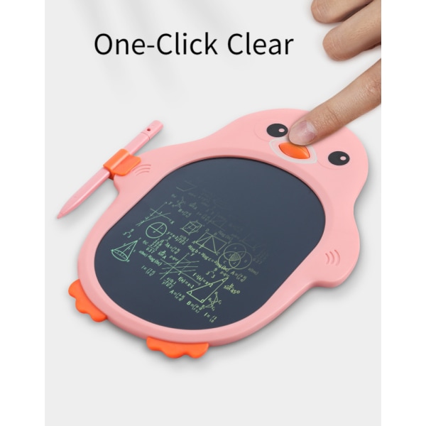 LCD-kirjoitustabletti 8,5 tuuman elektroninen kirjoitusalusta Kannettava Doodle-taulu Lahjat lapsille Toimistomuistion kotitaulu (vaaleanpunainen)