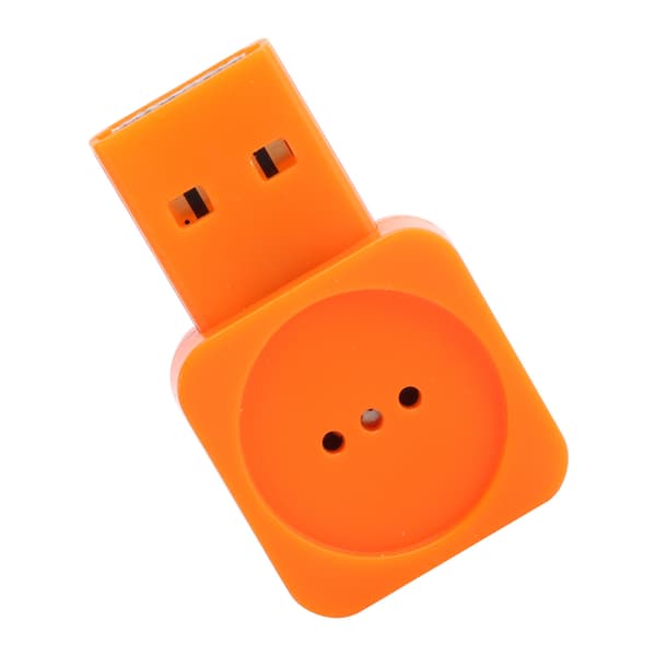 Mini USB bærbar stemmechat kondensatormikrofon til lydindgangsoversættelse og stemmesøgningOrange