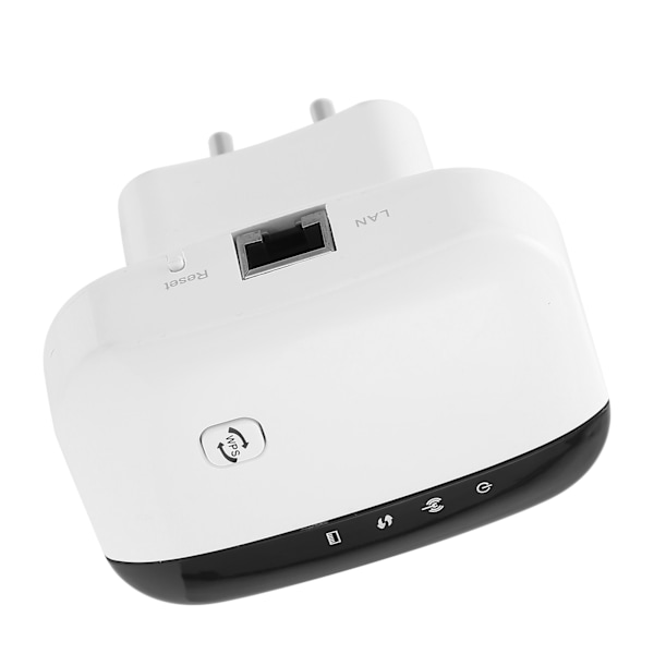 WiFi Repeater Trådløs RJ45 Router/AP Mode Hotspot Extender Signalforstærker Tilbehør EU-stik