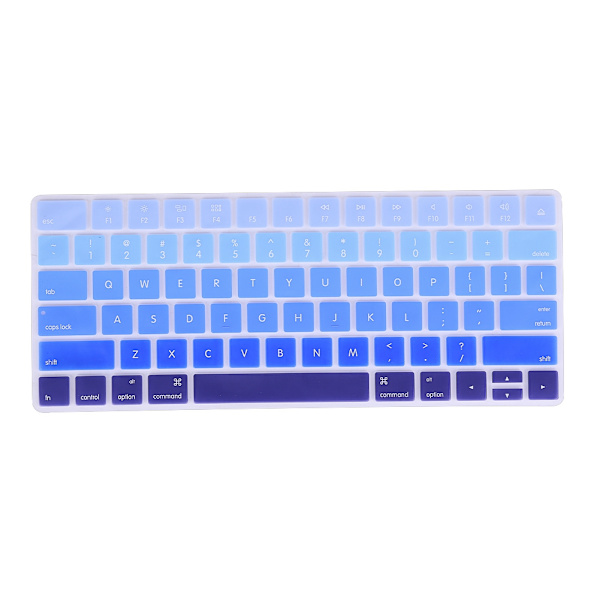 1PCS Multicolor Dammtät och Vattentät Tangentbordsöverdrag för Apple Magic Keyboard (Gradual Blue)