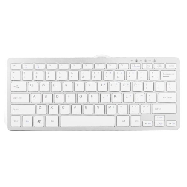 USB Wired Keyboard 78 Keys Ultra Thin Mini Portable Anti Slip Mute Keyboard for Laptops Desktops
