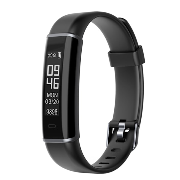 ID130 Smart Bluetooth Sportsarmbånd Fitness Tracker Matched Med APP Sort