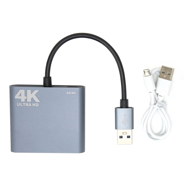 Ljud- och videokapningskort 4K 1080P USB 3.0 till HD Multimedia Interface spelkapningskort