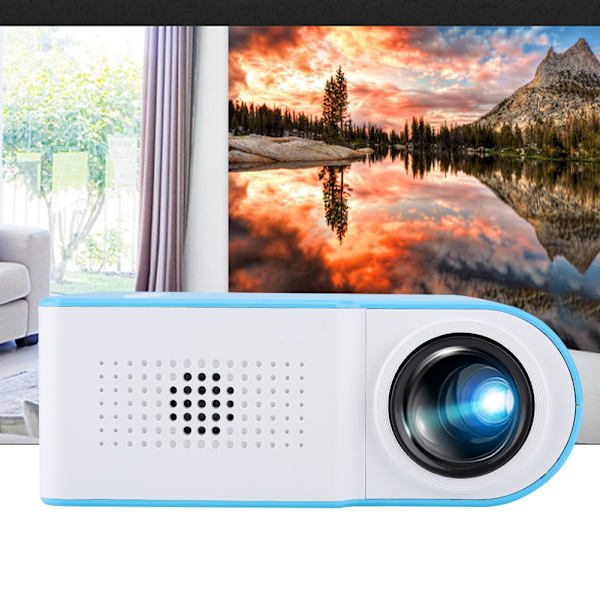 YG210 Mini bærbar hjem LED 1080P HD projektor diffus refleksjons videoprojektor