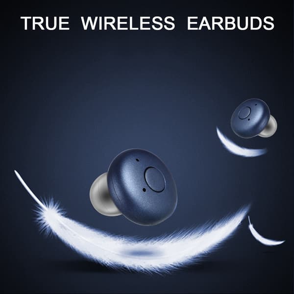 Bluetooth V4.1 Øretelefon Mini Bærbar Mobil Strømbank Laderboks True Wireless Stereo Ørepropp
