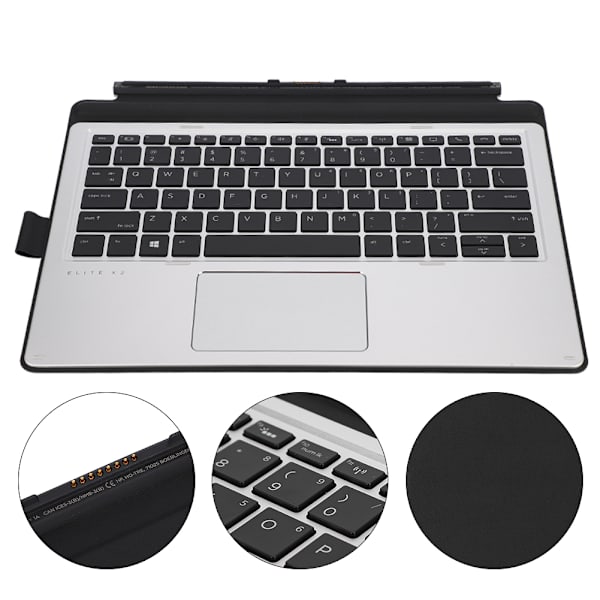 ABS Laptop Tablet PC Base Udskiftningstastatur Passer til HP ELITE X2 1012 G2 Samarbejde