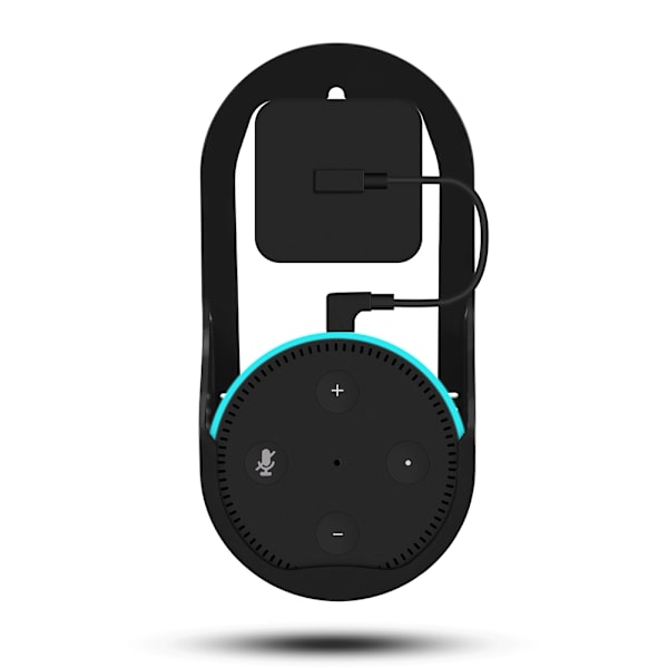 Universal vægmonteret ophængsstander opladningsholder til Echo Dot 2. generation med skruer