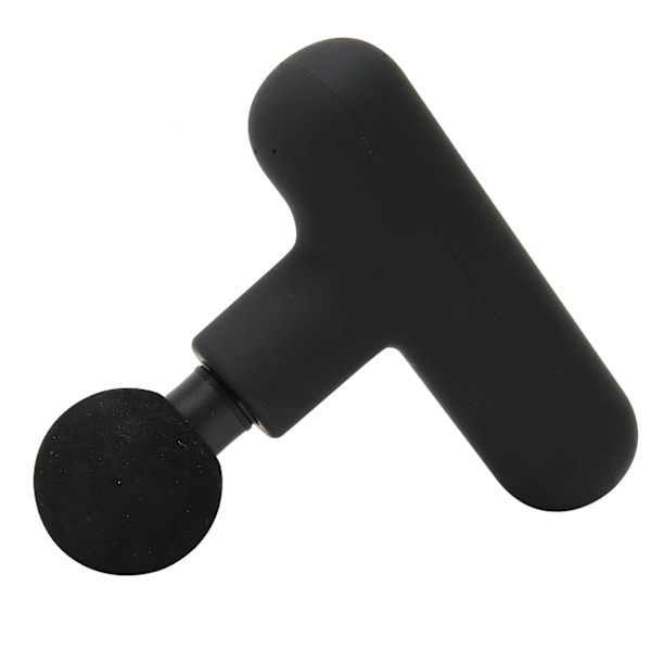 Mini Massager Ultra Liten Stille 4 Hastighets Kraftig Vibrasjon Dypvevsmassasje med 4 Massasjehoder for Menn Kvinner Svart