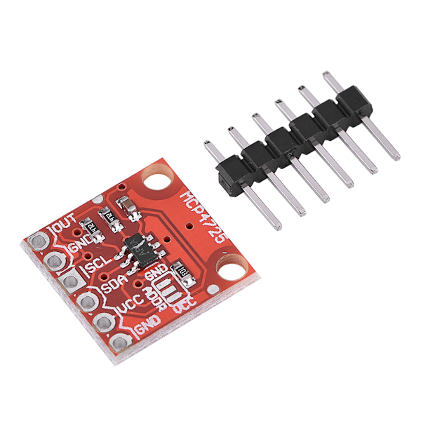 5 stk. MCP4725 I2C DAC Breakout Development Board Modul 12-Bit Opløsning