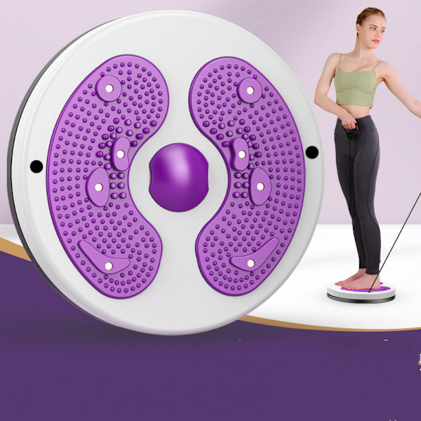 Ab Twister Board för träning Midjetvridning Disk med 8 magneter Fitness Twister med handtag Trims midja armar höfter och lår