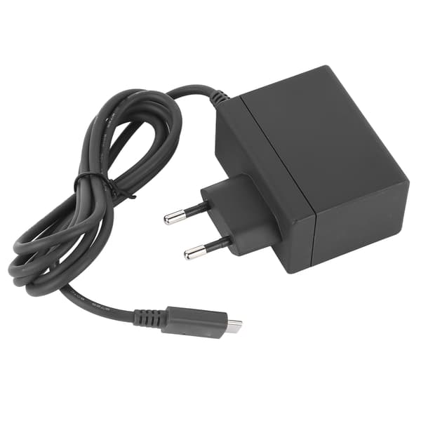 AC-adapterlader, hurtiglading USB C-kabel, spillkonsoll strømforsyning lader for Switch  100‑240V
