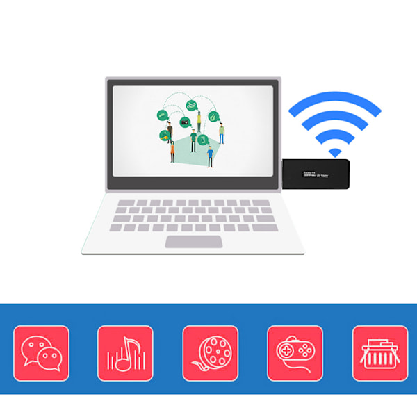300M Mini USB Trådløs WiFi Adapter Netværkskort