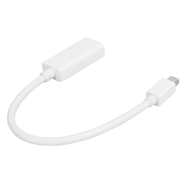 Mini DP hann til HD multimedia interface hunn adapter for MacBook skjerm projektor hvit