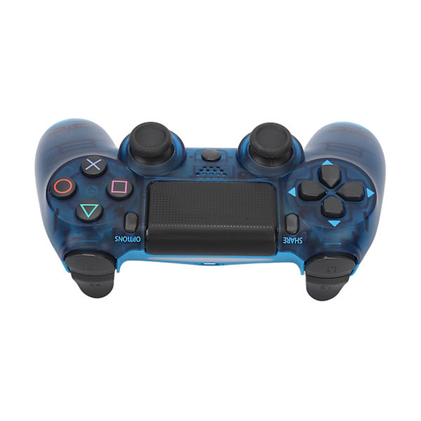 Fjernbetjening Joystick Gamepad Følsomme Knapper Ægte Vibration Forhindre Glidning Trådløs Spilcontroller til Computer Telefoner Klar Blå