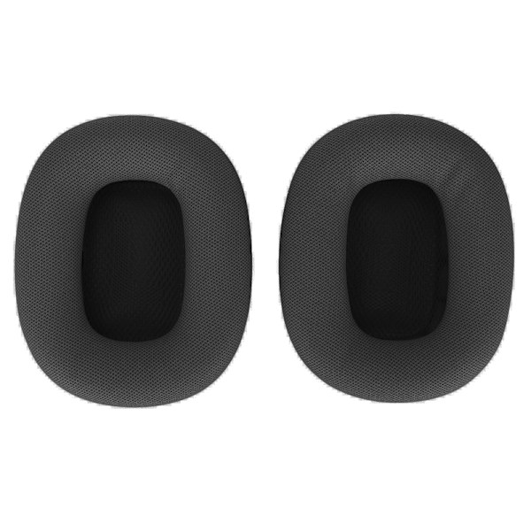 Hodetelefonøreputer Erstatning Myk Memory Foam Protein Skinn Øreputer Øremuffer for Airpod MAX Hodetelefoner Svart