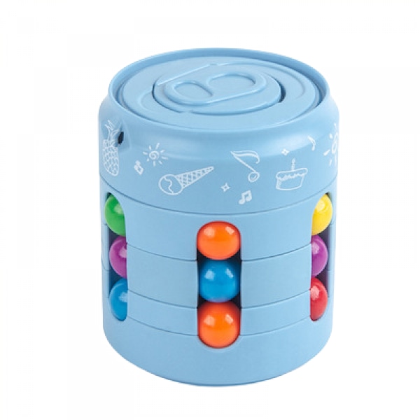 1 st burk magiska bönor kub fingertopp leksaker spinner roterande leksaker reliever stress leksaker magiska roterande bönor fidget leksak