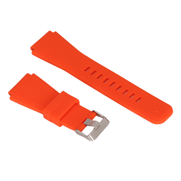 22mm Silikonarmbåndserstatning Kompatibel med Amazfit GTR 3 Smartwatch Hurtigutløser Rem Armbånd Oransje