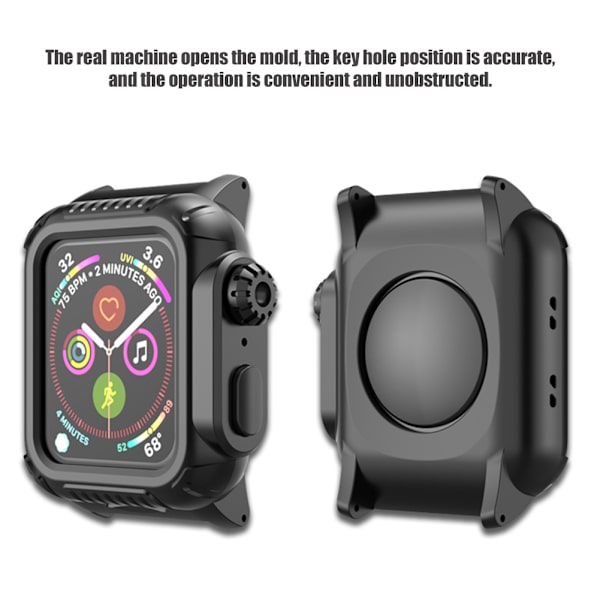 Støv- og ridsefast anti-drop urbeskyttelse etui til Apple Watch (44mm)