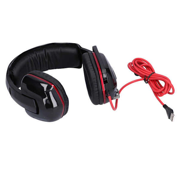 G909 Gaming-hovedtelefoner Virtuelle 7.1 Stereo Kablede Vibrerende Headset med Mikrofon til PC-computer