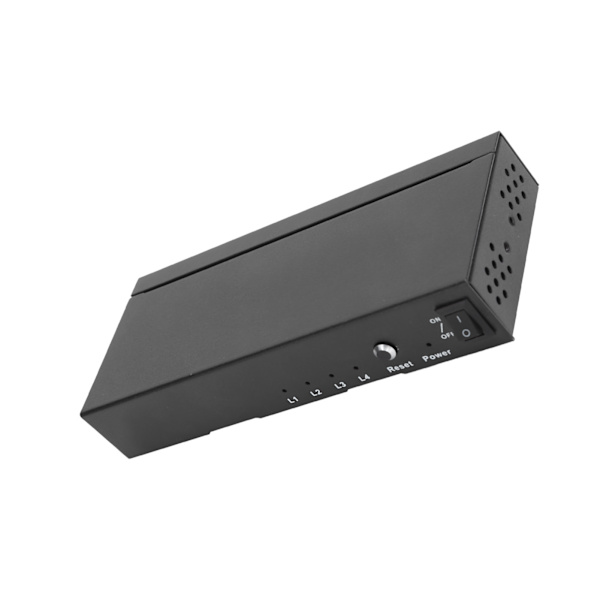 Mini Splitter 1 ind 4 ud High Definition Multimedia Interface Videodeling 100‑240V