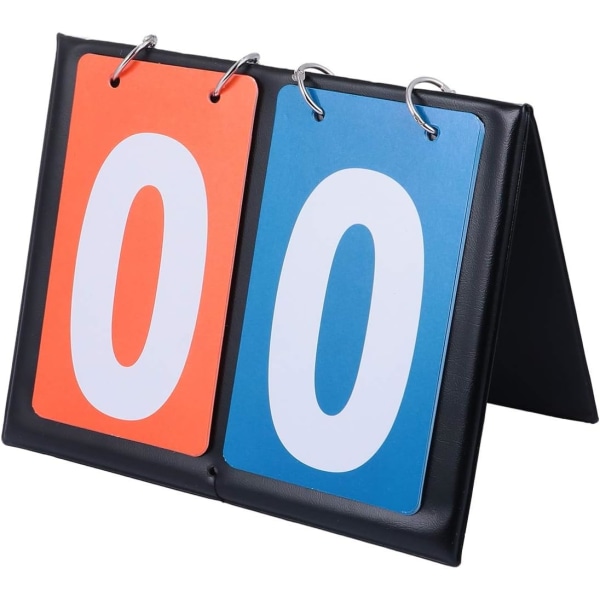 Score Flipper Basketball Score Keeper Table Top Scoreboard Portable 2-Digit Scoreboard for Sports Match Daily Use Outdoor Outside