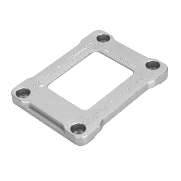 LGA170 bøyningskorrigerende spenne Profesjonell CPU bøyningskorrigerende ramme med termisk pasta for Intel 13. og 12. generasjon sølv