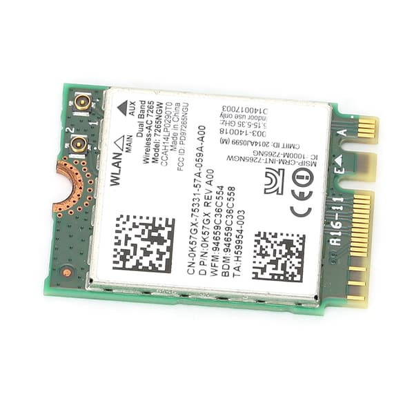 Trådløst netværkskort Dual Frequency til Intel AC7265 Wifi til Bluetooth 4.0 867mbps