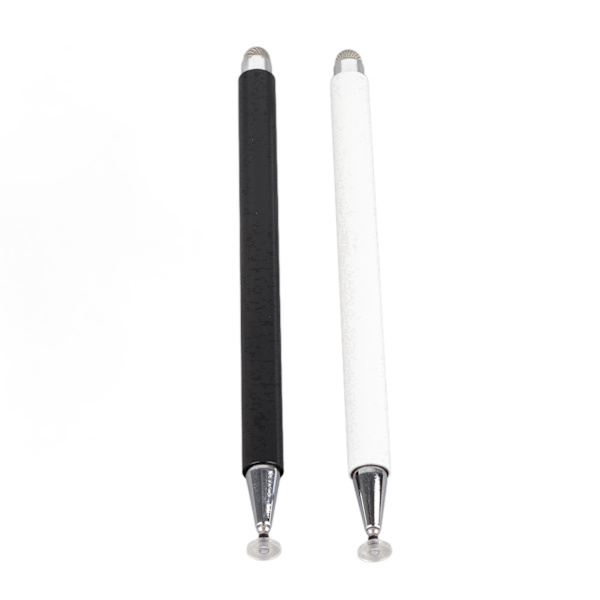 2 stk. Stylus Sort Hvid Magnetisk Sug Håndskrift Stylus Universal Kapacitiv Pen til Mobiltelefon Tablet