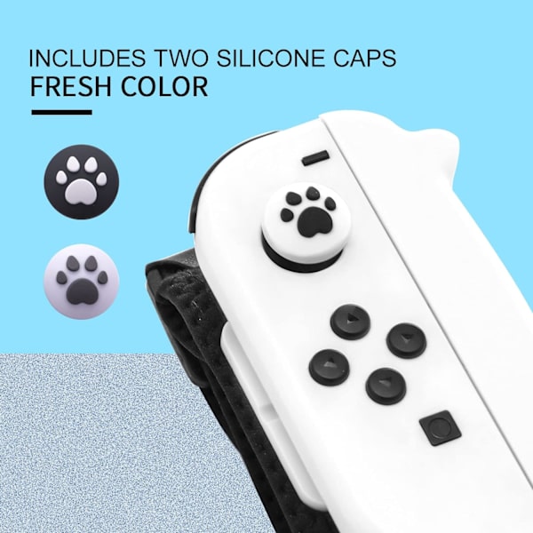 Danseband for Nintendo Switch håndleddsbånddeksel for Joycon armbåndsspill armbånd elastisk stropp danseband (hvit)