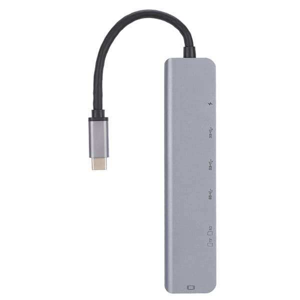 7In1 Hub TypeC til HDMI +PD Multifunksjonsadapter Hurtiglading Konverter