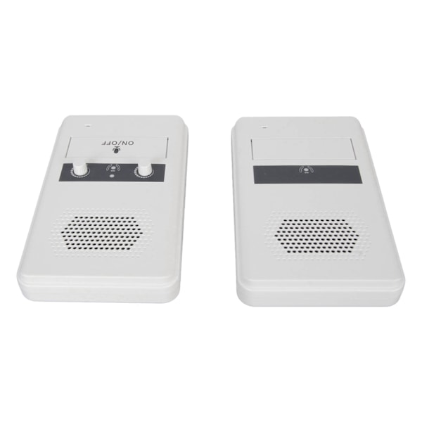 Dubbelriktad diskbänksintercom Premium-högtalare Känslig mikrofon 3W fönsterintercomsystem för bank  100‑240V Vit