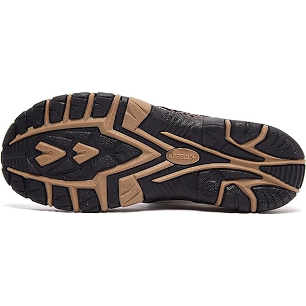 Herrsport Flip Flops Komfort Casual Thong Sandaler Utomhus L+brown 49