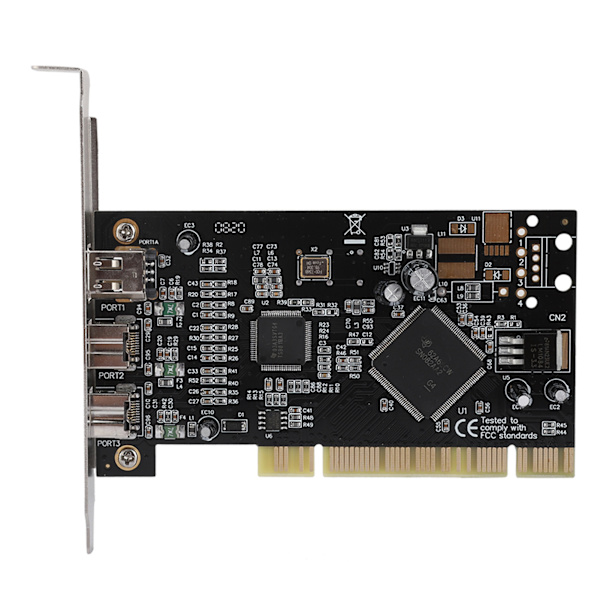 PCI 3-port Firewire 800 1394 b/a (2B1A) Videokort 800mbps Controllerkort Adapter