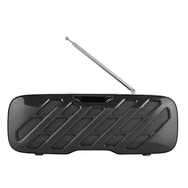 Bluetooth-kaiutin, kannettava subwoofer, langaton korttiradio, musiikkisoitin ulkoilulajeihin, musta