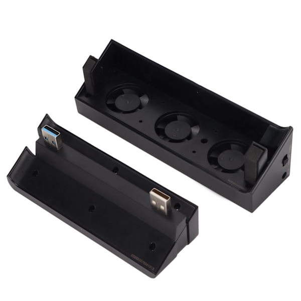 Spelkonsolens kylfläkt USB-driven automatisk intelligent extern kylare med HUB för PS4 Slim Host