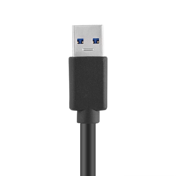 USB3.0 han til hun højhastighedsforlængeradapterkabel (sort 10m)