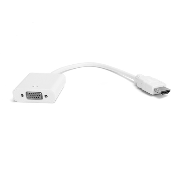 HD-multimedia-liitäntä VGA-muunnin kaapeli 3,5 mm:n ääniliitännällä Chromebookille/Raspberry Pi/XboxWhite
