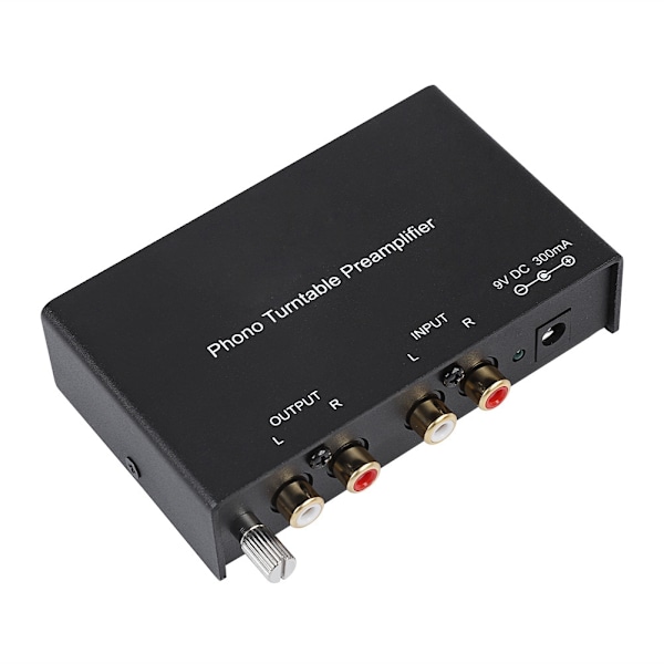 Dual-kanal Phono Preamplifier RCA Preamplifier Utgang Støykansellering Phono Preamp