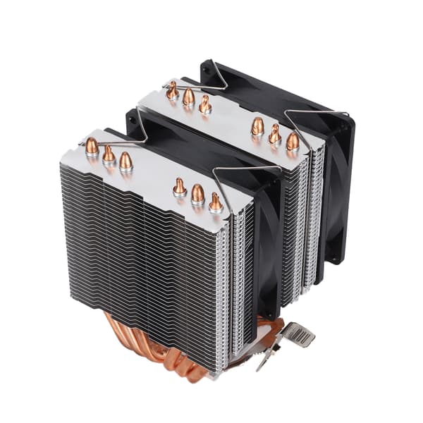 CPU-køleventilator 6 Ren Kobber Stum Varmeafledning Computer Radiator til Udstråling
