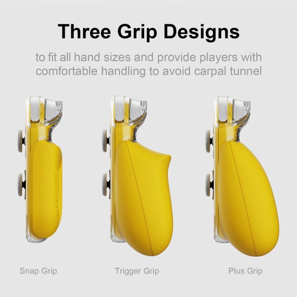 GripCase Lite Bundle: Ett bekvämt skyddande fodral med utbytbara grepp [för att passa alla handstorlekar] för Nintendo Switch Lite