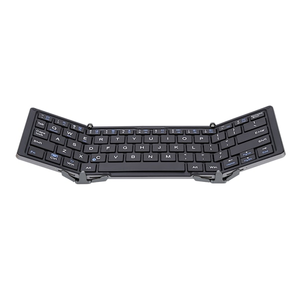 Foldbar Bluetooth Trådløst Tastatur Genopladelige Tastaturer Til IOS Android Windows Sort