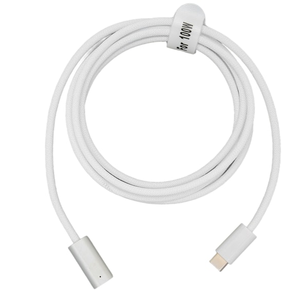 Type C - Magsafe-kaapeli 1,7 m punottu johto Type C - Magsafe 1/2 -sovitin PD 100 W latauskaapeli OS-kannettavalle Type C - Magsafe 1 L -päähän