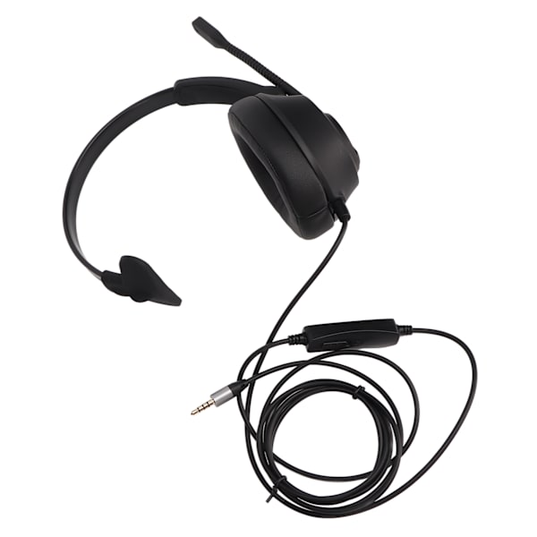 3,5 mm affärsheadset ENC brusreducering volymjustering monoaural telefonheadset med mikrofon för hemmakontor