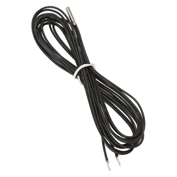PT1000 550BW Temperatursensor Probe for CR 10 Plating Kobber for V6 Messing Varmebestandig Temperatursensor Probe Resistor 59in