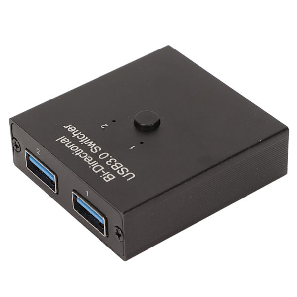 USB 3.0-switch 2 i 1 ud 1 i 2 ud Bi-directional Metal Shell USB-delingsswitch til computer, printer, telefon