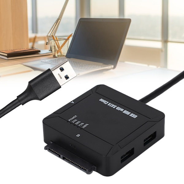 SA0029-NA USB3.0 Multifunksjonell Offline Kopier Harddisk Adapter Datakabel